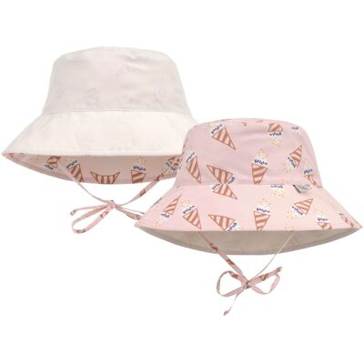 Lässig Wende-Sonnenhut mit UV-Schutz Eis - rosa mehrfarbig - Maedchen - Size: 45 Lässig Wende-Sonnenhut mit UV-Schutz Eis - rosa mehrfarbig - Maedchen - Size: 45