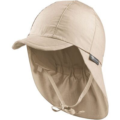 Sterntaler Schirmmütze mit Nacken- und UV-Schutz - beige - Unisex - Size: 53 Sterntaler Schirmmütze mit Nacken- und UV-Schutz - beige - Unisex - Size: 53