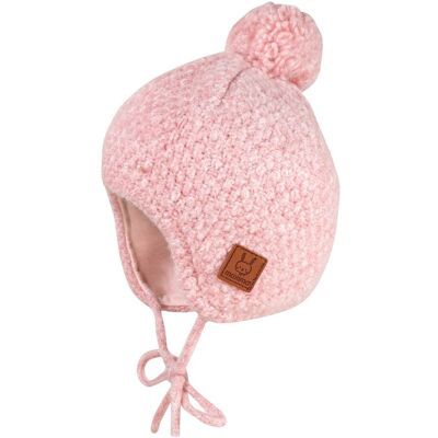 Maximo Winter-Strickmütze mit Bommel - rosa - Maedchen - Size: 41 Maximo Winter-Strickmütze mit Bommel - rosa - Maedchen - Size: 41