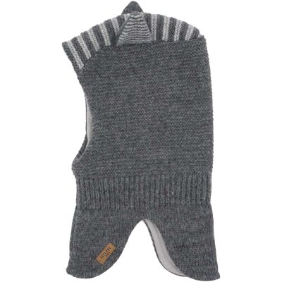 Maximo Schlupfmütze mit Ohren - grau - Unisex - Size: 53 Maximo Schlupfmütze mit Ohren - grau - Unisex - Size: 53