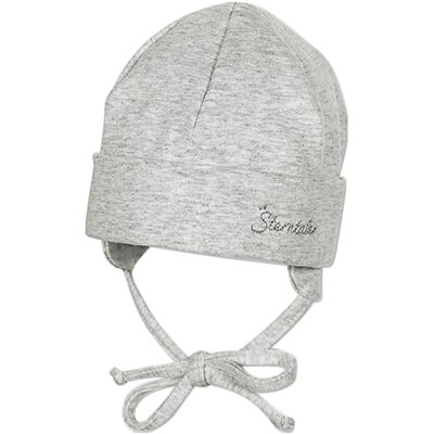 Sterntaler Mütze mit Bindeband - grau - Unisex - Size: 39 Sterntaler Mütze mit Bindeband - grau - Unisex - Size: 39