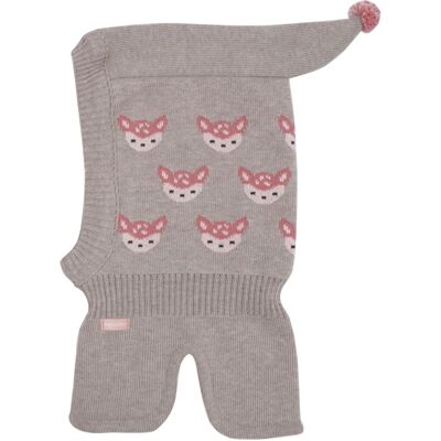 Maximo Schlupfmütze Reh - beige rosa - Maedchen - Size: 53 Maximo Schlupfmütze Reh - beige rosa - Maedchen - Size: 53