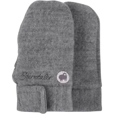Sterntaler Woll-Fäustlinge - grau - Unisex - Size: 1 Sterntaler Woll-Fäustlinge - grau - Unisex - Size: 1