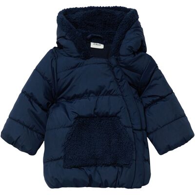 s.Oliver Steppjacke mit Kapuze und Plüschfutter - blau - Unisex - Size: 68 s.Oliver Steppjacke mit Kapuze und Plüschfutter - blau - Unisex - Size: 68