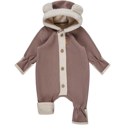Sterntaler Overall mit Kapuze und Klappfuß Double Face - braun - Unisex - Size: 56 Sterntaler Overall mit Kapuze und Klappfuß Double Face - braun - Unisex - Size: 56