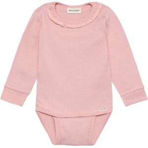 MINYMO Body langarm Rippqualität - rosa - Maedchen - Size: 92 MINYMO Body langarm Rippqualität - rosa - Maedchen - Size: 92