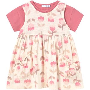 Mayoral 2-tlg. Set Kleid ohne Arm und Jacke kurzarm Blumen - rosa natur - Maedchen - Size: 92 Mayoral 2-tlg. Set Kleid ohne Arm und Jacke kurzarm Blumen - rosa natur - Maedchen - Size: 92
