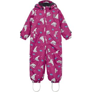 LEGO kidswear Schneeoverall mit abnehmbarer Kapuze LWJeri Eisbären - pink mehrfarbig - Maedchen - Size: 86 LEGO kidswear Schneeoverall mit abnehmbarer Kapuze LWJeri Eisbären - pink mehrfarbig - Maedchen - Size: 86