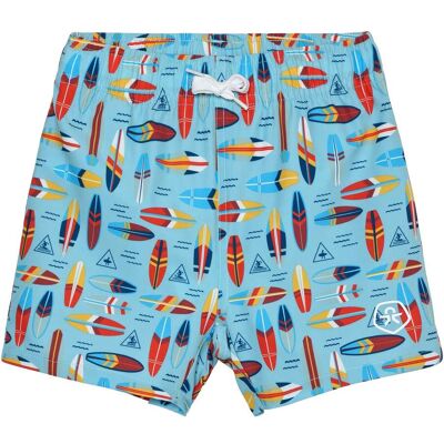 Colorkids Badeshorts Surfbretter - hellblau mehrfarbig - Junge - Size: 110 Colorkids Badeshorts Surfbretter - hellblau mehrfarbig - Junge - Size: 110