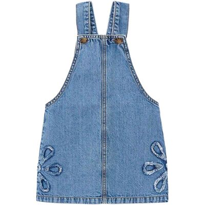 Mayoral Jeans-Latzkleid Blumen - denim - Maedchen - Size: 104 Mayoral Jeans-Latzkleid Blumen - denim - Maedchen - Size: 104