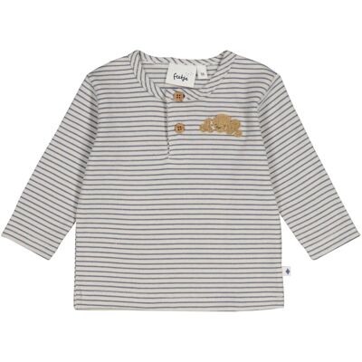 Feetje Henley-Shirt langarm Croissant Ringel - blau natur - Junge - Size: 74 Feetje Henley-Shirt langarm Croissant Ringel - blau natur - Junge - Size: 74