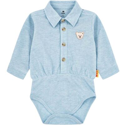 Steiff Hemd-Body langarm - hellblau - Junge - Size: 92 Steiff Hemd-Body langarm - hellblau - Junge - Size: 92