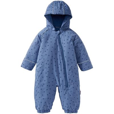 Bornino Schneeoverall mit Kapuze Sterne - blau - Junge - Size: 62 Bornino Schneeoverall mit Kapuze Sterne - blau - Junge - Size: 62