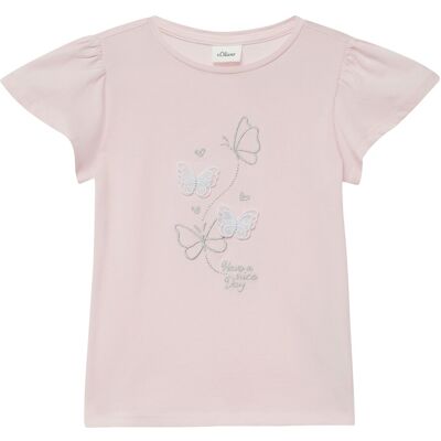 s.Oliver T-Shirt Schmetterlinge Glitzer - rosa - Maedchen - Size: 92 s.Oliver T-Shirt Schmetterlinge Glitzer - rosa - Maedchen - Size: 92