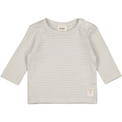 Feetje Shirt langarm Ringel Rippqualität - natur hellblau - Junge - Size: 62 Feetje Shirt langarm Ringel Rippqualität - natur hellblau - Junge - Size: 62