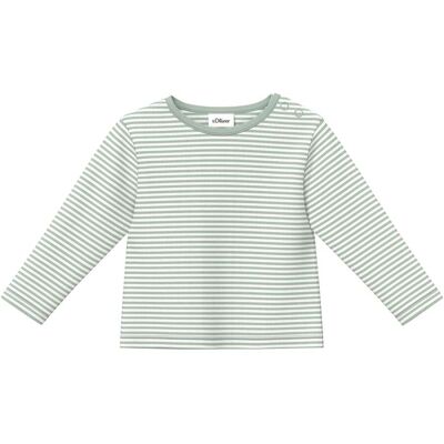 s.Oliver Shirt langarm Ringel Rippqualität - gruen - Unisex - Size: 62 s.Oliver Shirt langarm Ringel Rippqualität - gruen - Unisex - Size: 62