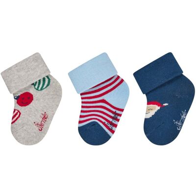 Sterntaler 3er-Pack Socken Weihnachten - blau mehrfarbig - Junge - Size: 15 Sterntaler 3er-Pack Socken Weihnachten - blau mehrfarbig - Junge - Size: 15