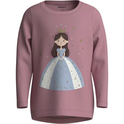 name it Shirt langarm Prinzessin - rosa - Maedchen - Size: 98 name it Shirt langarm Prinzessin - rosa - Maedchen - Size: 98