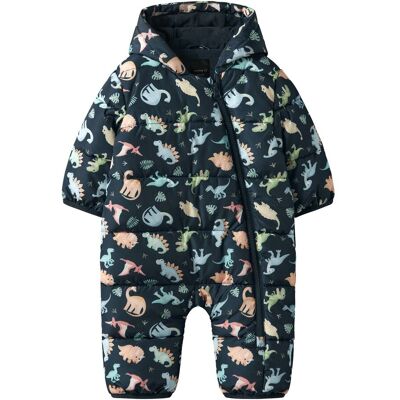 name it Steppoverall mit Kapuze Dinos - blau mehrfarbig - Junge - Size: 74 name it Steppoverall mit Kapuze Dinos - blau mehrfarbig - Junge - Size: 74