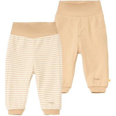 Bornino Wendehose Ringel - beige natur - Unisex - Size: 86 Bornino Wendehose Ringel - beige natur - Unisex - Size: 86