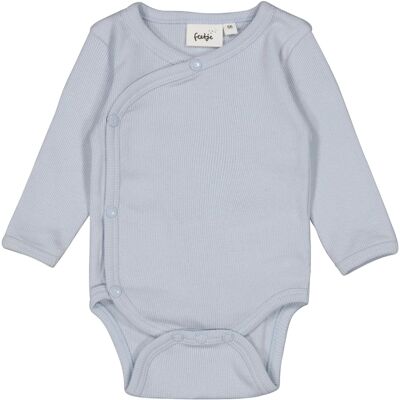 Feetje Wickelbody langarm Rippqualität - hellblau - Junge - Size: 62 Feetje Wickelbody langarm Rippqualität - hellblau - Junge - Size: 62