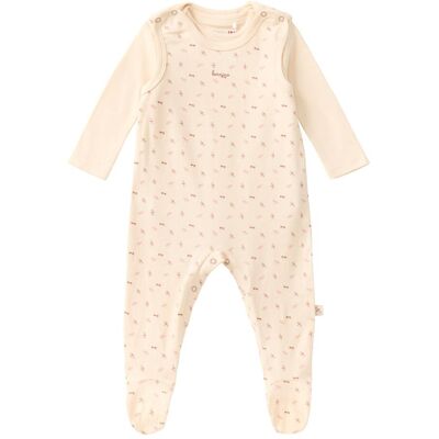 Bornino Strampler-Set 2-tlg. mit Body Wild Nature - natur - Maedchen - Size: 50 Bornino Strampler-Set 2-tlg. mit Body Wild Nature - natur - Maedchen - Size: 50
