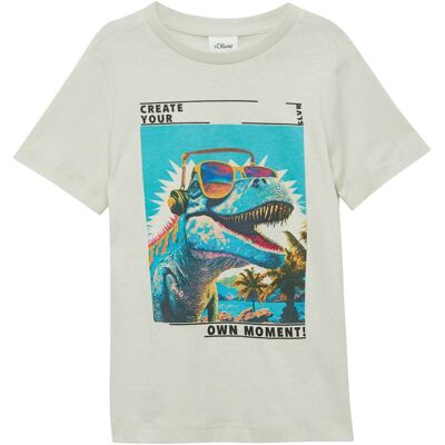 s.Oliver T-Shirt Dino - natur mehrfarbig - Junge - Size: 92 s.Oliver T-Shirt Dino - natur mehrfarbig - Junge - Size: 92