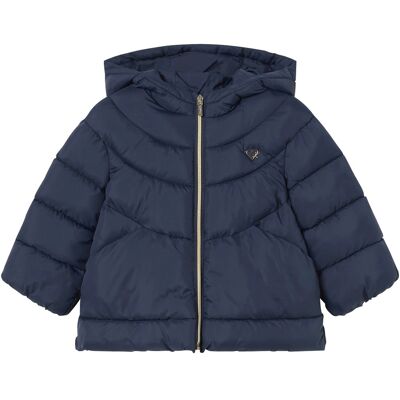 Mayoral Steppjacke mit Kapuze - blau - Maedchen - Size: 74 Mayoral Steppjacke mit Kapuze - blau - Maedchen - Size: 74