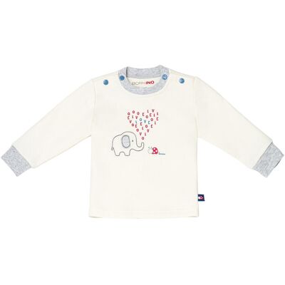Bornino Sweatshirt Elefant - natur - Unisex - Size: 62 Bornino Sweatshirt Elefant - natur - Unisex - Size: 62