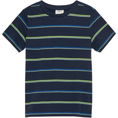 s.Oliver T-Shirt Ringel - blau mehrfarbig - Junge - Size: 104 s.Oliver T-Shirt Ringel - blau mehrfarbig - Junge - Size: 104