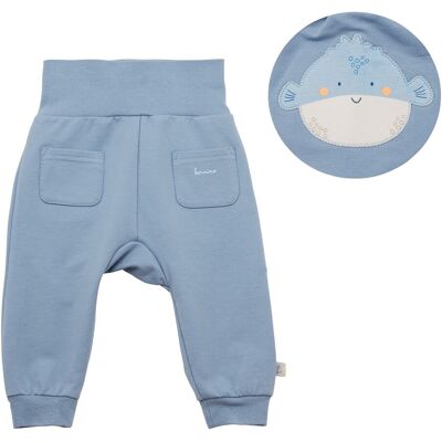 Bornino Jogginghose mit Po-Applikation Kugelfisch - blau - Unisex - Size: 86 Bornino Jogginghose mit Po-Applikation Kugelfisch - blau - Unisex - Size: 86