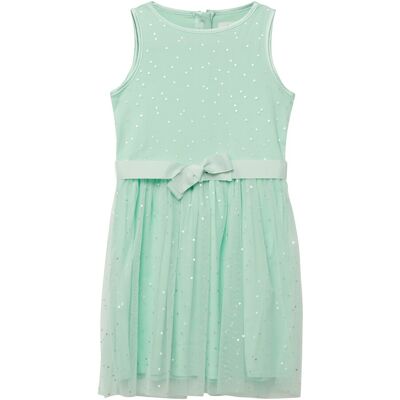 s.Oliver Kleid ohne Arm mit Glitzer-Tüllrock - gruen - Maedchen - Size: 110 s.Oliver Kleid ohne Arm mit Glitzer-Tüllrock - gruen - Maedchen - Size: 110