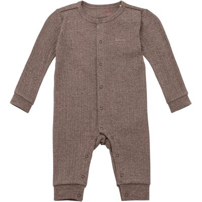Bornino Schlafoverall Rippqualität - braun - Unisex - Size: 74 Bornino Schlafoverall Rippqualität - braun - Unisex - Size: 74