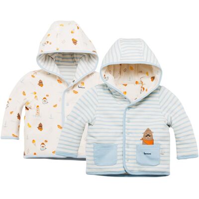 Bornino Wendejacke - blau natur - Unisex - Size: 50 Bornino Wendejacke - blau natur - Unisex - Size: 50