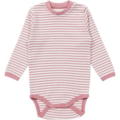 Sense Organics Body langarm Ringel Rippqualität - natur mehrfarbig rosa - Maedchen - Size: 86 Sense Organics Body langarm Ringel Rippqualität - natur mehrfarbig rosa - Maedchen - Size: 86