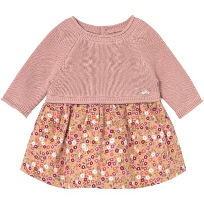 Mayoral Kleid langarm 2in1 Strickpullover und Rock Blumen - rosa mehrfarbig - Maedchen - Size: 74 Mayoral Kleid langarm 2in1 Strickpullover und Rock Blumen - rosa mehrfarbig - Maedchen - Size: 74