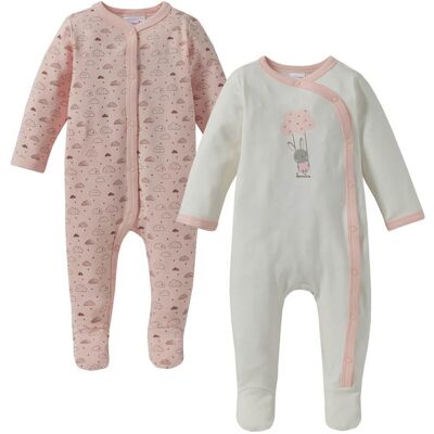 Bornino 2er-Pack Schlafoveralls - rosa - Maedchen - Size: 86 Bornino 2er-Pack Schlafoveralls - rosa - Maedchen - Size: 86