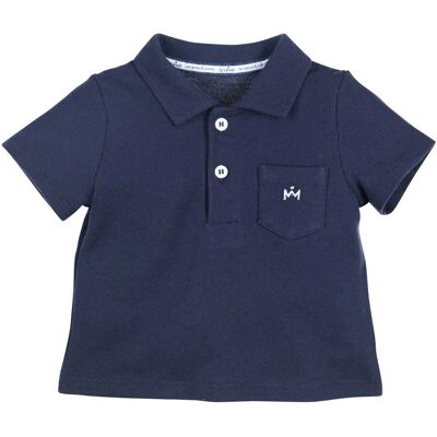 Gymp Polo-T-Shirt mit Tasche Piqué - blau - Junge - Size: 62 Gymp Polo-T-Shirt mit Tasche Piqué - blau - Junge - Size: 62