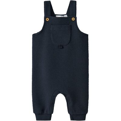 name it Sweat-Latzhose Struktur - blau - Junge - Size: 74 name it Sweat-Latzhose Struktur - blau - Junge - Size: 74