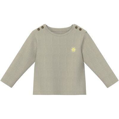 s.Oliver Shirt langarm Sonne Rippqualität - beige - Unisex - Size: 50 s.Oliver Shirt langarm Sonne Rippqualität - beige - Unisex - Size: 50