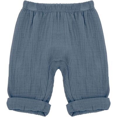 Maximo Musselin-Hose - blau - Junge - Size: 74 Maximo Musselin-Hose - blau - Junge - Size: 74