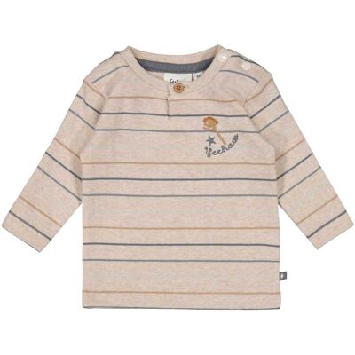 Feetje Henley-Shirt langarm Ringel - beige mehrfarbig - Junge - Size: 50 Feetje Henley-Shirt langarm Ringel - beige mehrfarbig - Junge - Size: 50