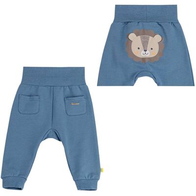 Bornino Jogginghose mit Po-Applikation Löwe - blau - Junge - Size: 62 Bornino Jogginghose mit Po-Applikation Löwe - blau - Junge - Size: 62