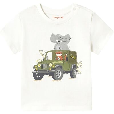 Mayoral T-Shirt Safari - natur - Junge - Size: 68 Mayoral T-Shirt Safari - natur - Junge - Size: 68