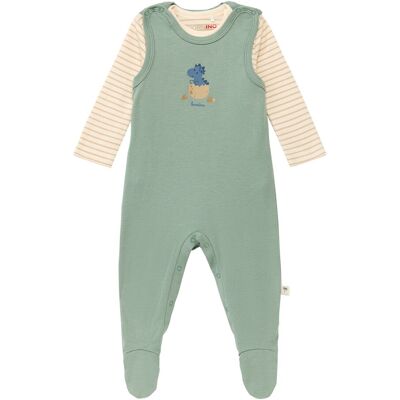 Bornino Strampler-Set 2-tlg. mit Body Dino - gruen natur - Junge - Size: 62 Bornino Strampler-Set 2-tlg. mit Body Dino - gruen natur - Junge - Size: 62