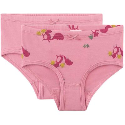 Sanetta 2er-Pack Slips Eichhörnchen - rosa - Maedchen - Size: 104 Sanetta 2er-Pack Slips Eichhörnchen - rosa - Maedchen - Size: 104