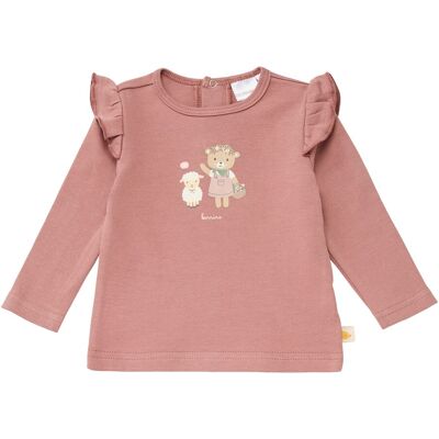 Bornino Shirt langarm Bär - rosa - Maedchen - Size: 50 Bornino Shirt langarm Bär - rosa - Maedchen - Size: 50