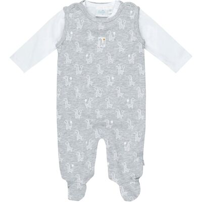 Feetje Strampler-Set Giraffen - grau - Unisex - Size: 50 Feetje Strampler-Set Giraffen - grau - Unisex - Size: 50