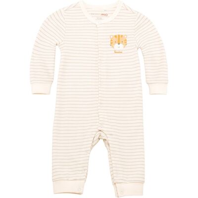 Bornino Schlafoverall Ringel Tiger - natur grau - Junge - Size: 86 Bornino Schlafoverall Ringel Tiger - natur grau - Junge - Size: 86