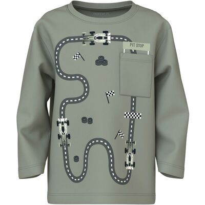 name it Shirt langarm Rennstrecke - gruen - Junge - Size: 98 name it Shirt langarm Rennstrecke - gruen - Junge - Size: 98